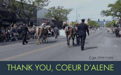 THANK YOU, COEUR D’ALENE
